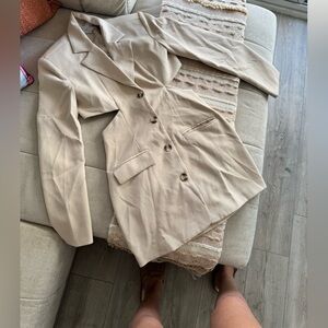 Revolve L’Academie Backless Blazer Dress